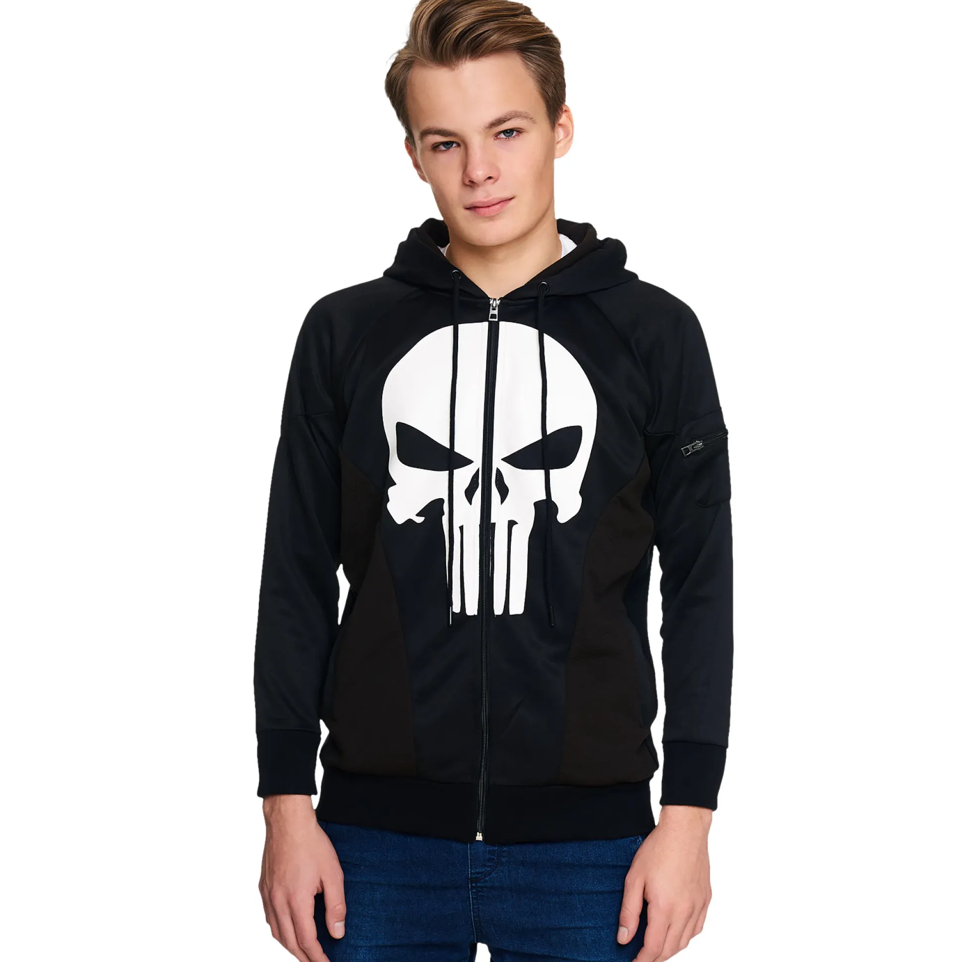 Punisher - Logo Hoodie Zwart