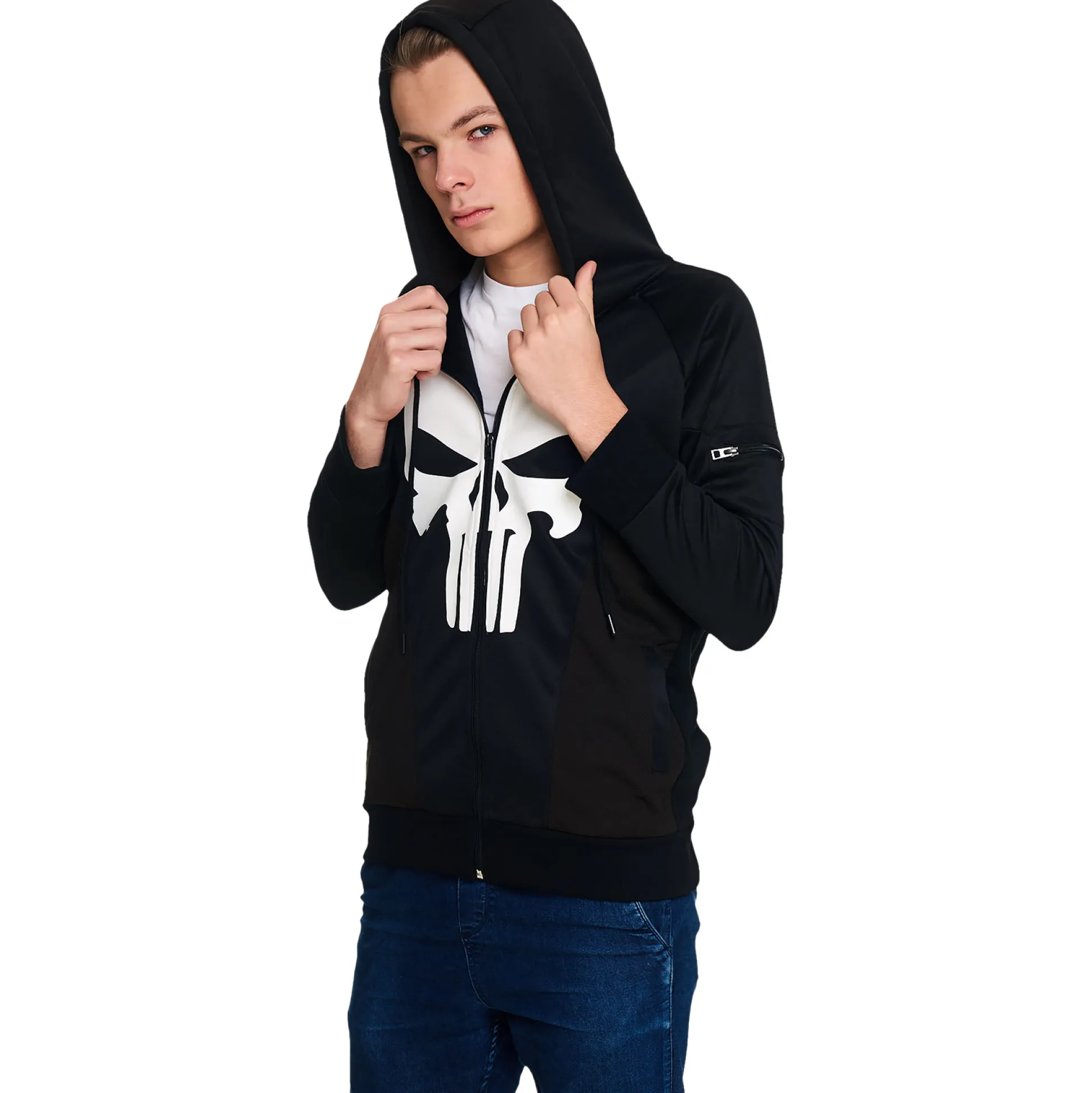 Punisher - Logo Hoodie Zwart