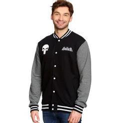 Punisher - Skull College Jacket zwart-grijs