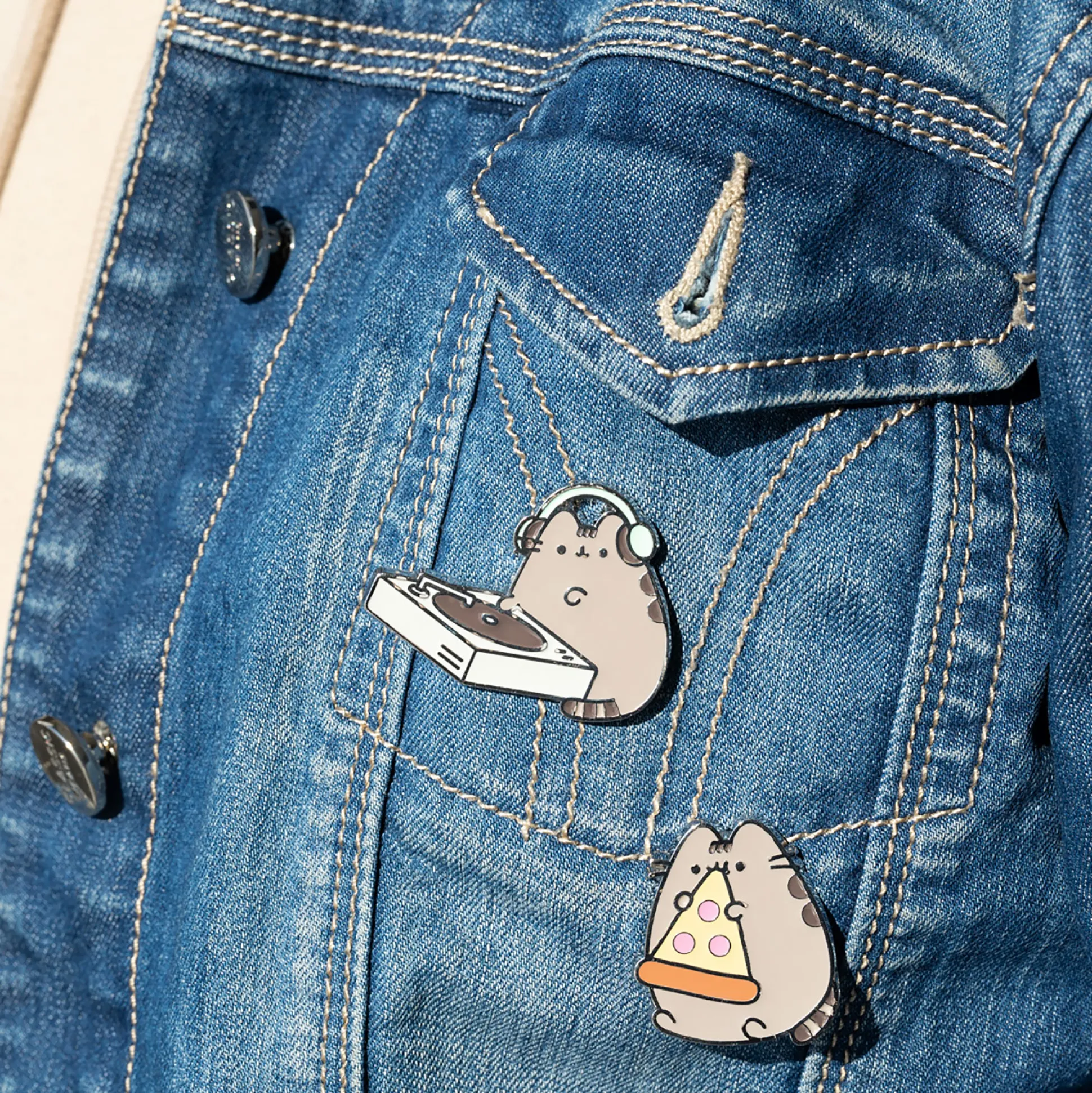 Pusheen - 4-delige pinset