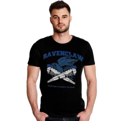 Ravenclaw Quidditch College T-shirt Zwart - Harry Potter