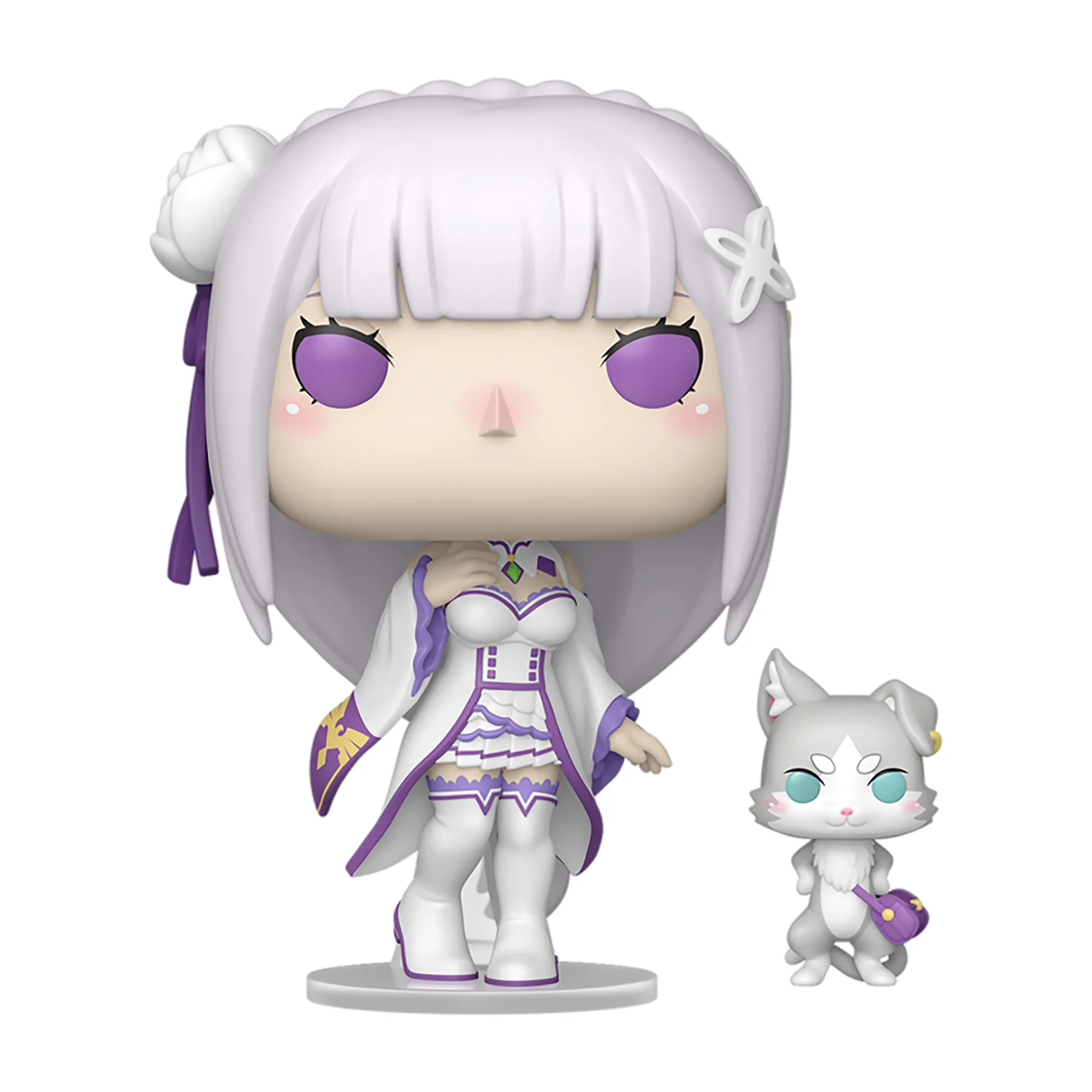 Re:Zero - Emilia met Puck Funko Pop!-figuur