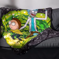 Rick and Morty - Portal Fleece Deken