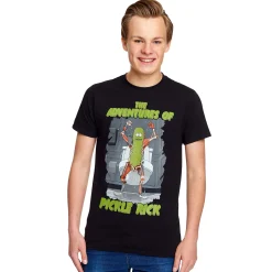 Rick en Morty - Avonturen van Pickle Rick T-Shirt zwart