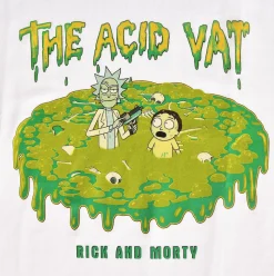 Rick en Morty - Het zuurvat T-shirt wit