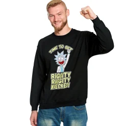 Rick en Morty - Riggity Wrecked Sweater zwart