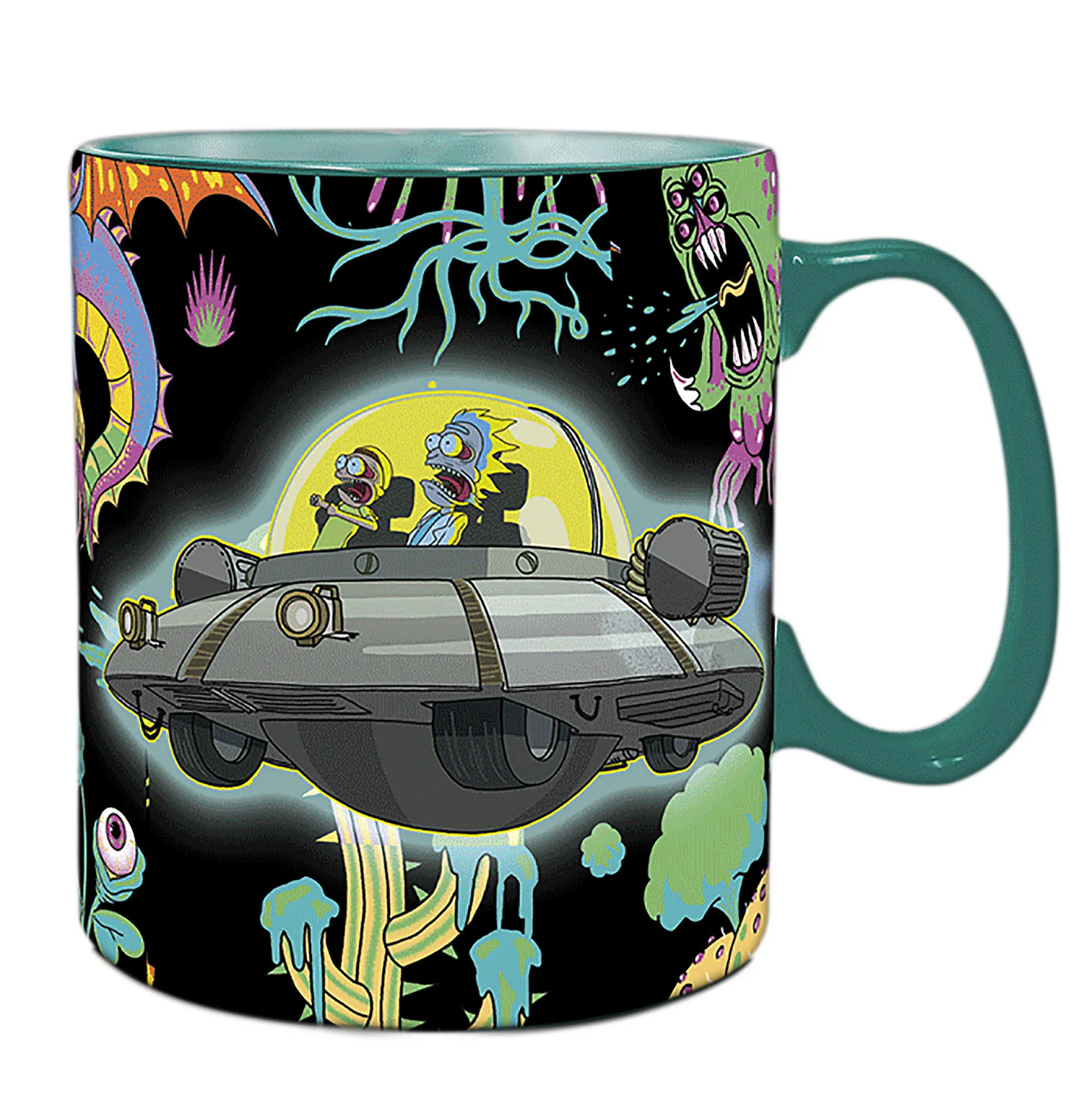 Rick en Morty - Ruimteschip Thermisch Effect Mok