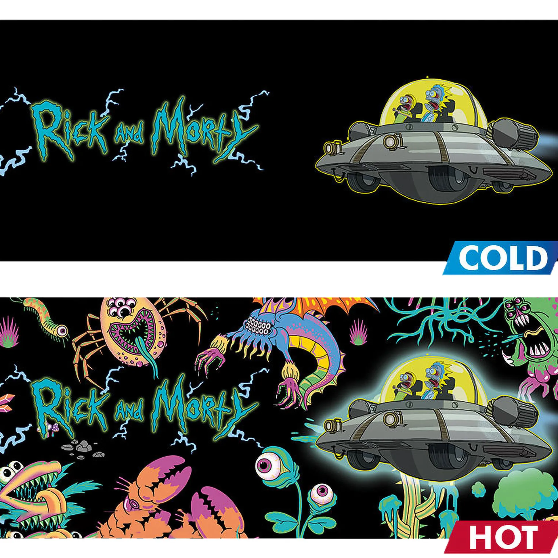 Rick en Morty - Ruimteschip Thermisch Effect Mok