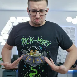 Rick en Morty - Space Cruiser T-shirt zwart