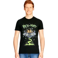 Rick en Morty - Space Cruiser T-shirt zwart
