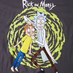 Rick en Morty - Spiral T-shirt grijs