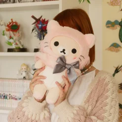 Rilakkuma - Korilakkuma Pink Cat Pluchefiguur