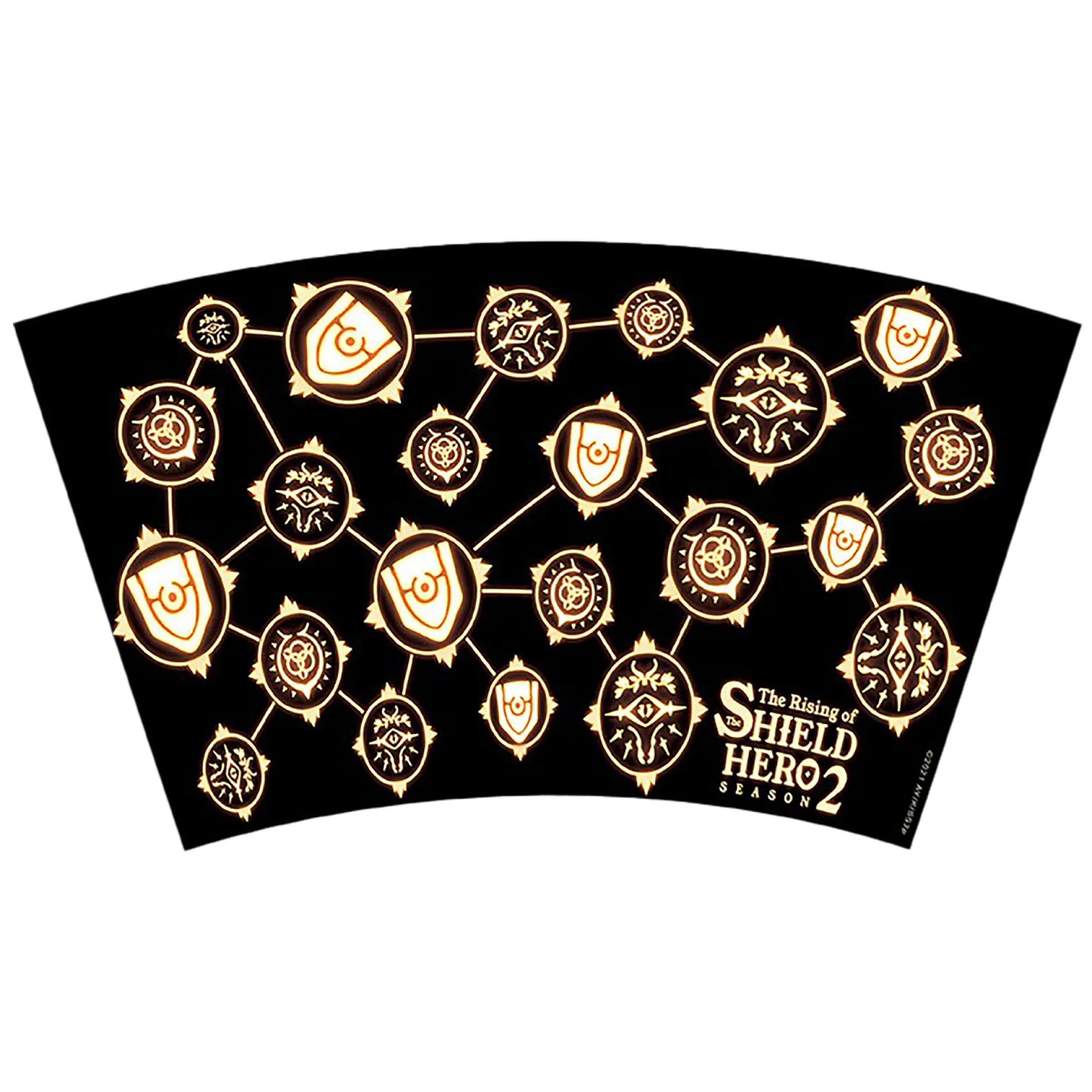 Rising of the Shield Hero - Symbolen drinkbeker met rietje