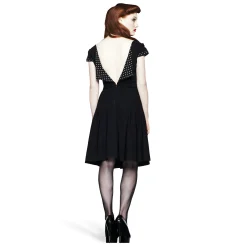 Rockabilly Jurk Evie met Ruguitsnijding