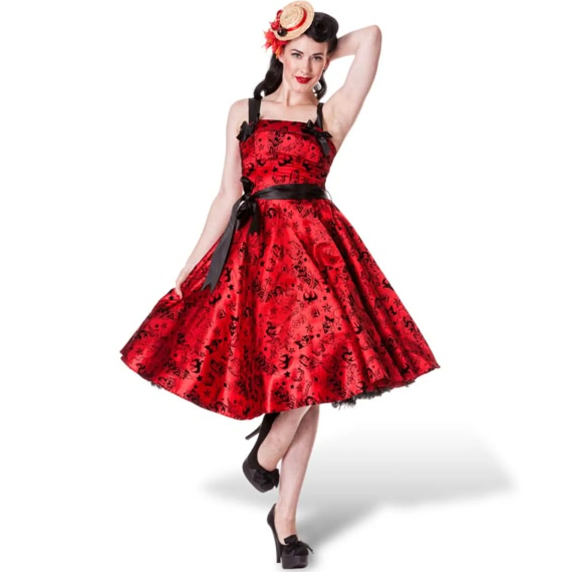 Rockabilly Jurk Tattoo Flock