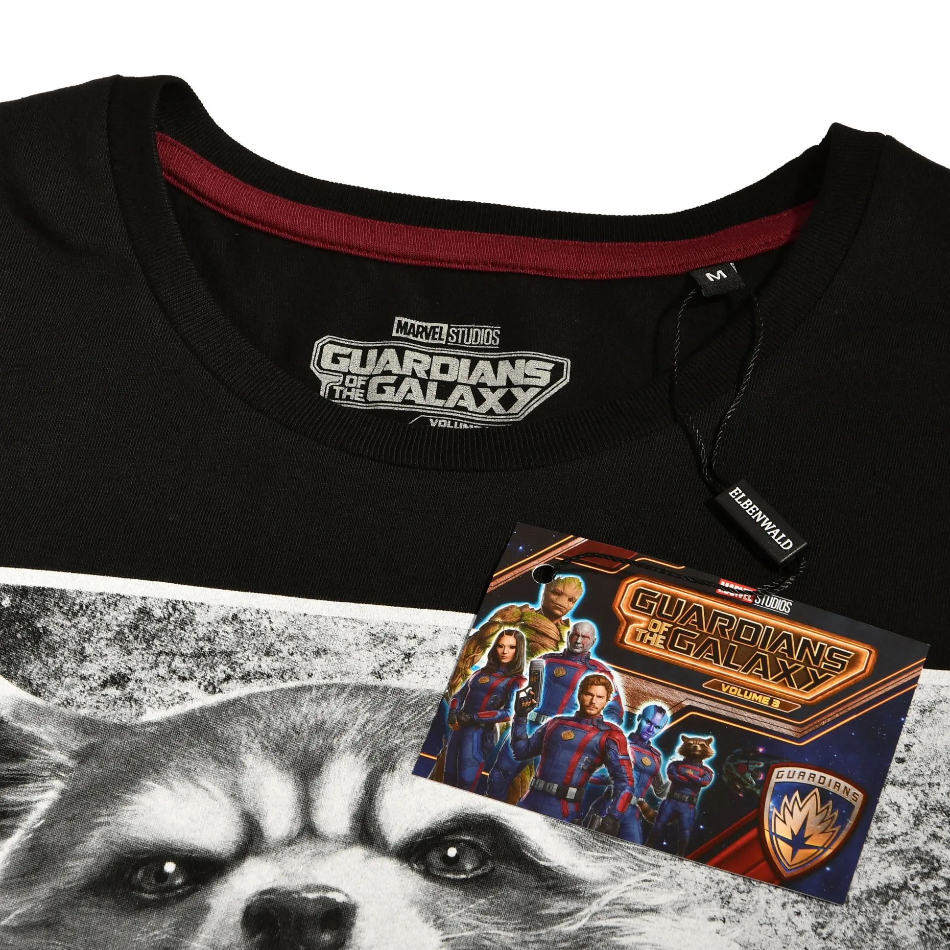 Rocket Raccoon T-Shirt Zwart - Marvel