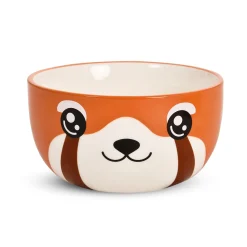 Rode Panda Kawaii Kom met Deksel voor Anime Fans