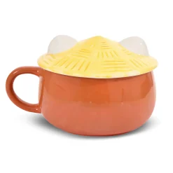 Rode Panda Kawaii Mok met Deksel voor Anime Fans