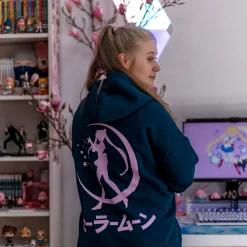 Sailor Moon - Silhouet Hoodie blauw