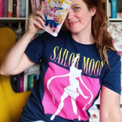 Sailor Moon - Silhouet T-Shirt Blauw