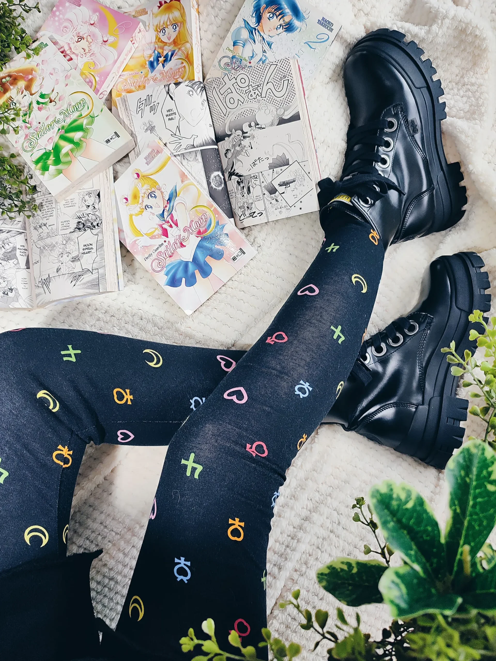 Sailor Moon Symbool Leggings zwart