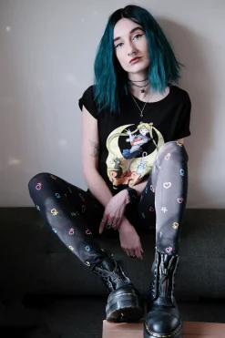 Sailor Moon Symbool Leggings zwart