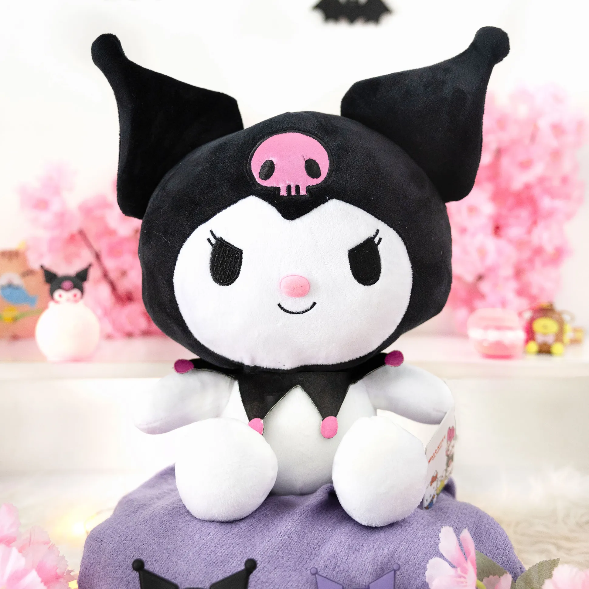 Sanrio - Hello Kitty Kuromi Pluchen Figuur