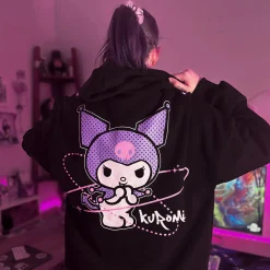 Sanrio - Kuromi Hoodie zwart