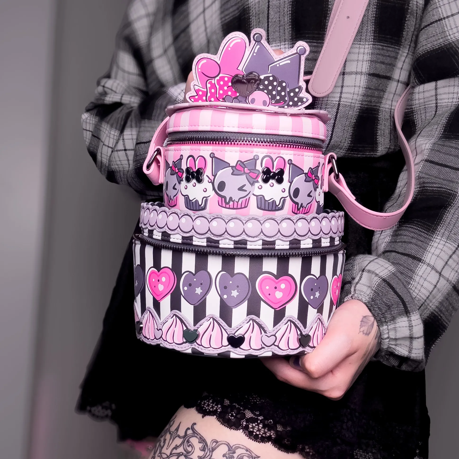 Sanrio - My Melody en Kuromi Crossbody Tas