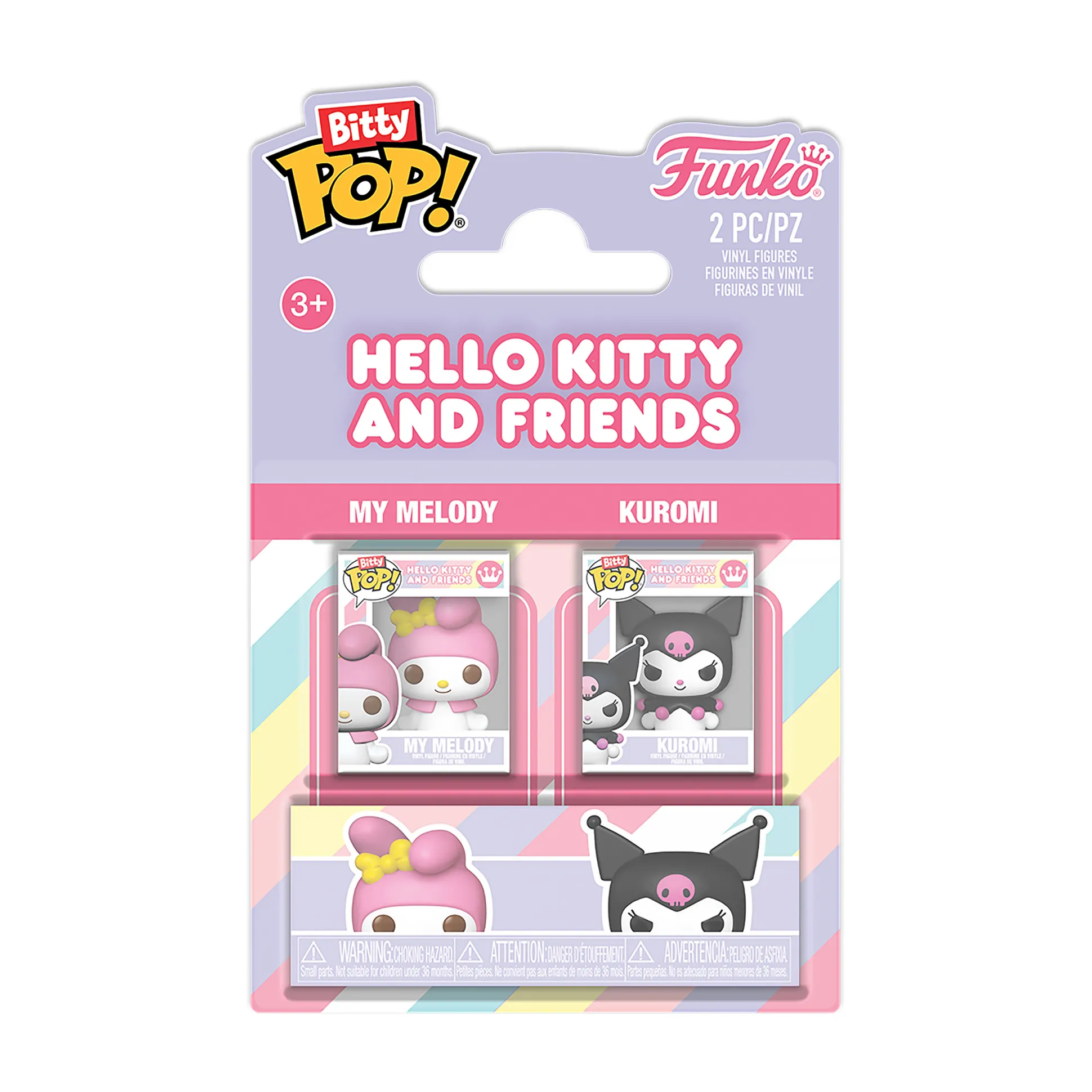 Sanrio - My Melody en Kuromi Funko Bitty Pop 2-pack figuurset