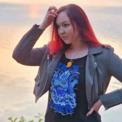 Schurken - Ursula Loose Fit Dames T-Shirt Zwart