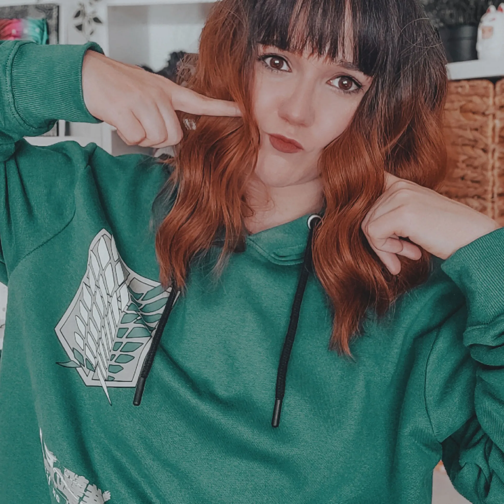 Scout Symbool Militaire Hoodie Groen - Attack on Titan