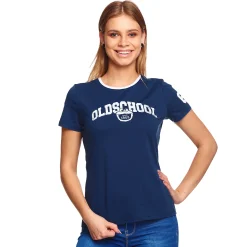 Sesamstraat - Oldschool Dames T-shirt Blauw
