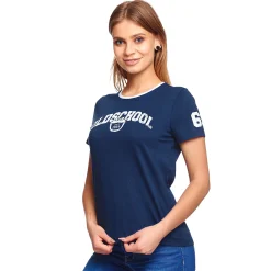 Sesamstraat - Oldschool Dames T-shirt Blauw
