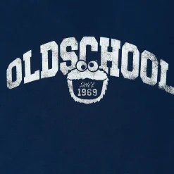 Sesamstraat - Oldschool Dames T-shirt Blauw