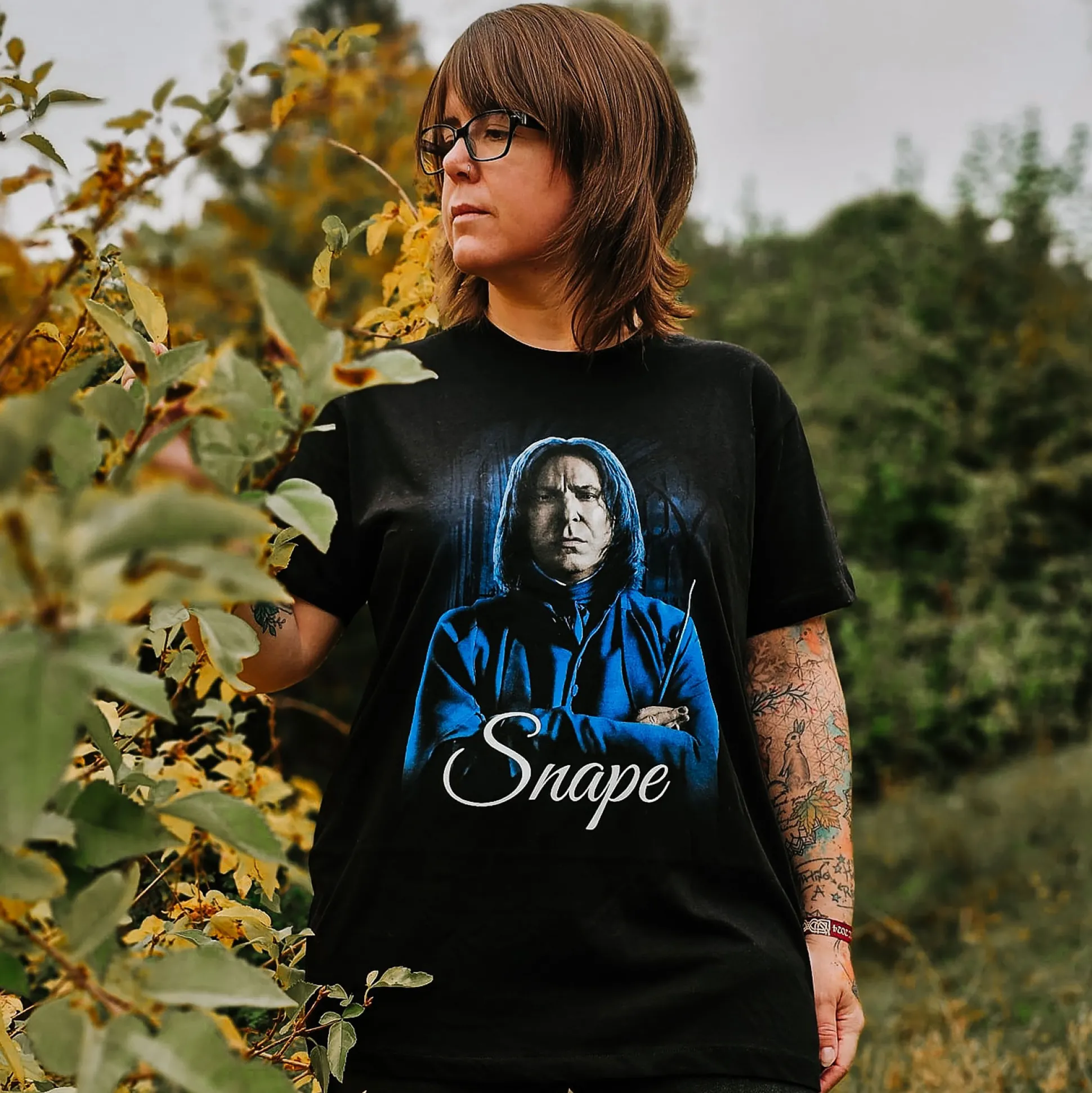 Severus Snape T-shirt zwart - Harry Potter