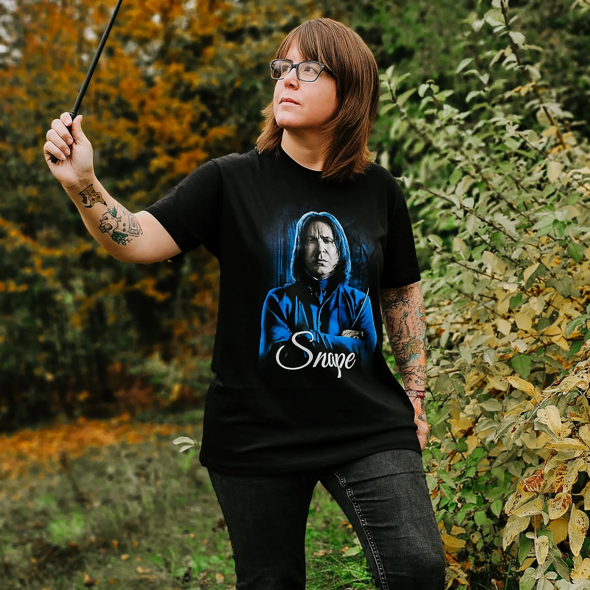 Severus Snape T-shirt zwart - Harry Potter
