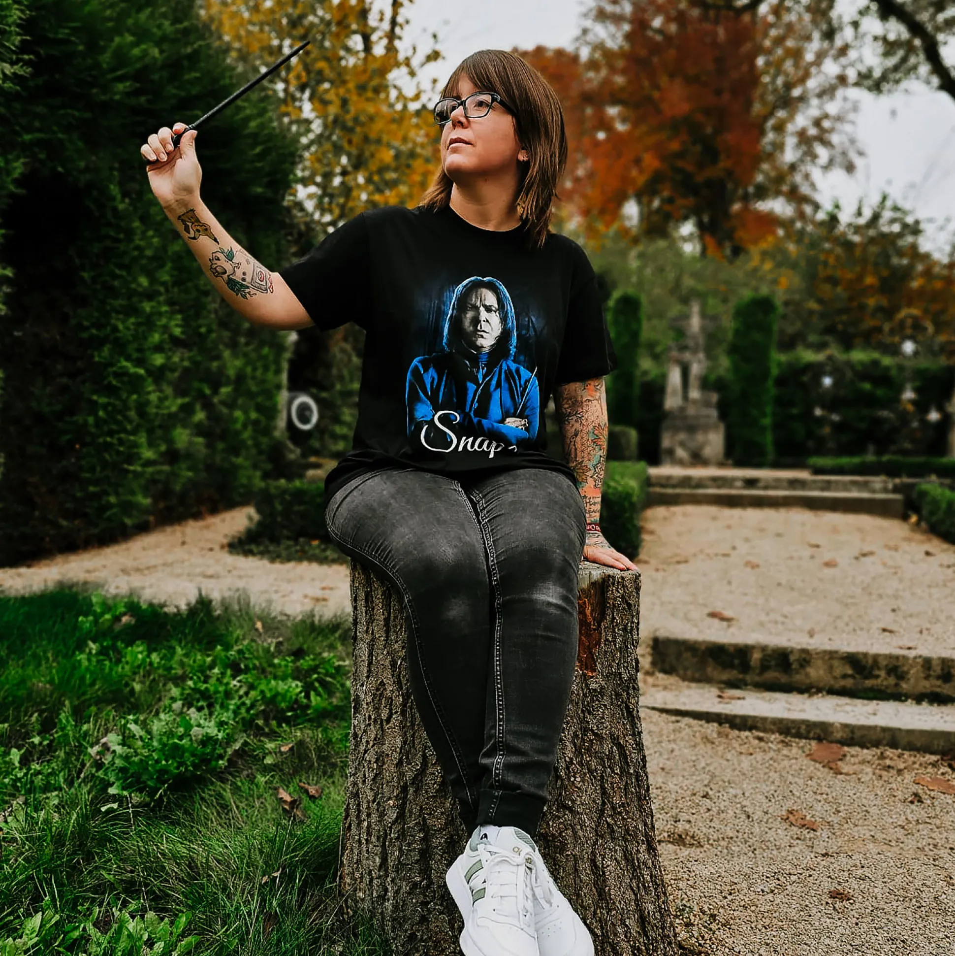 Severus Snape T-shirt zwart - Harry Potter