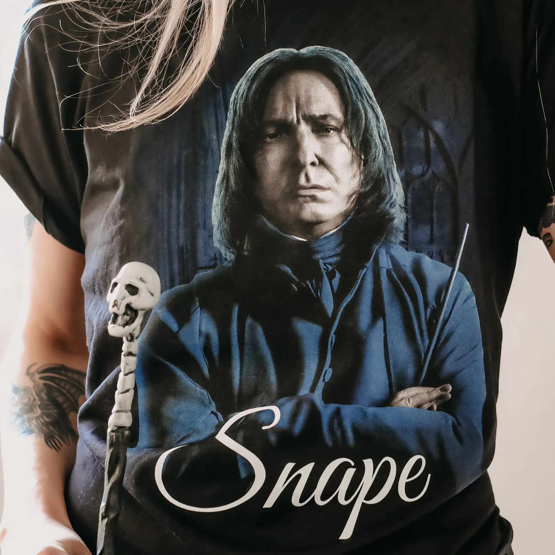 Severus Snape T-shirt zwart - Harry Potter