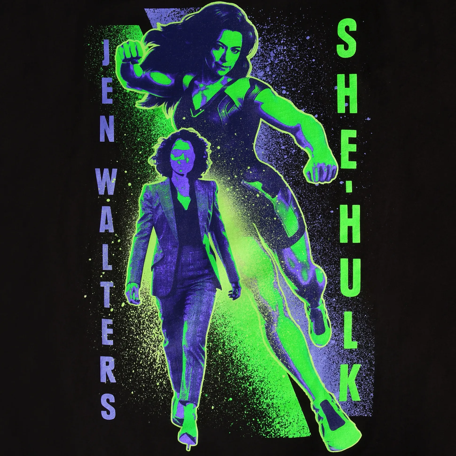 She-Hulk - Jen Walters T-Shirt Zwart