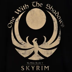 Skyrim - One With the Shadows T-Shirt zwart