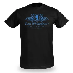 Society Papers T-shirt zwart voor Bridgerton-fans