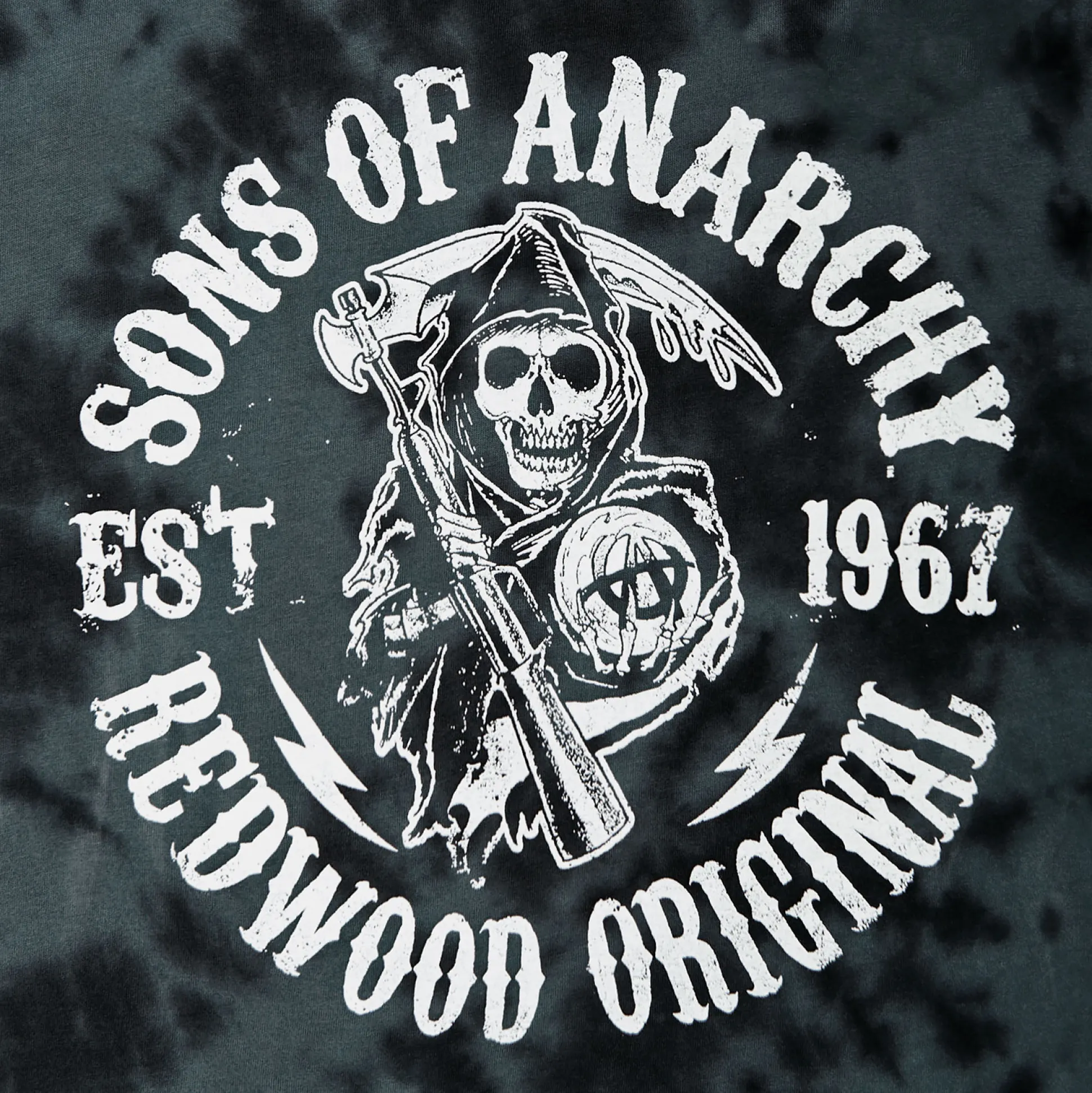 Sons of Anarchy - Reaper Logo T-shirt grijs