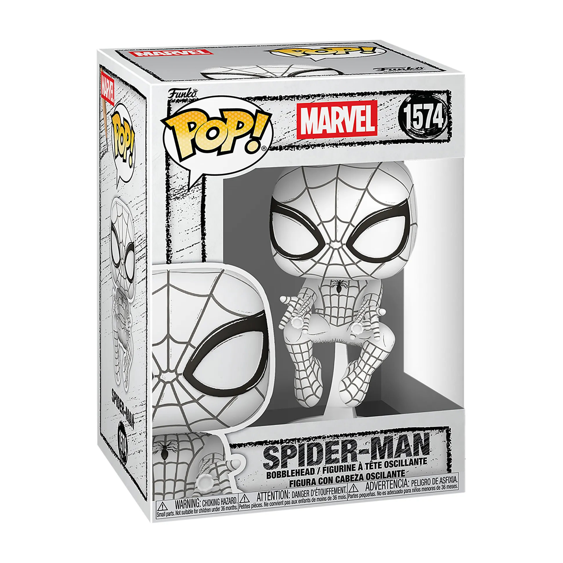 Spider-Man – Sketched Funko Pop! Figuur