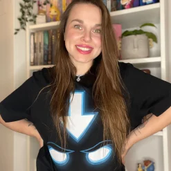 Spirit T-shirt voor Avatar Aang Fans Zwart