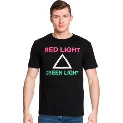 Squid Game - Rood Licht Groen Licht T-shirt zwart