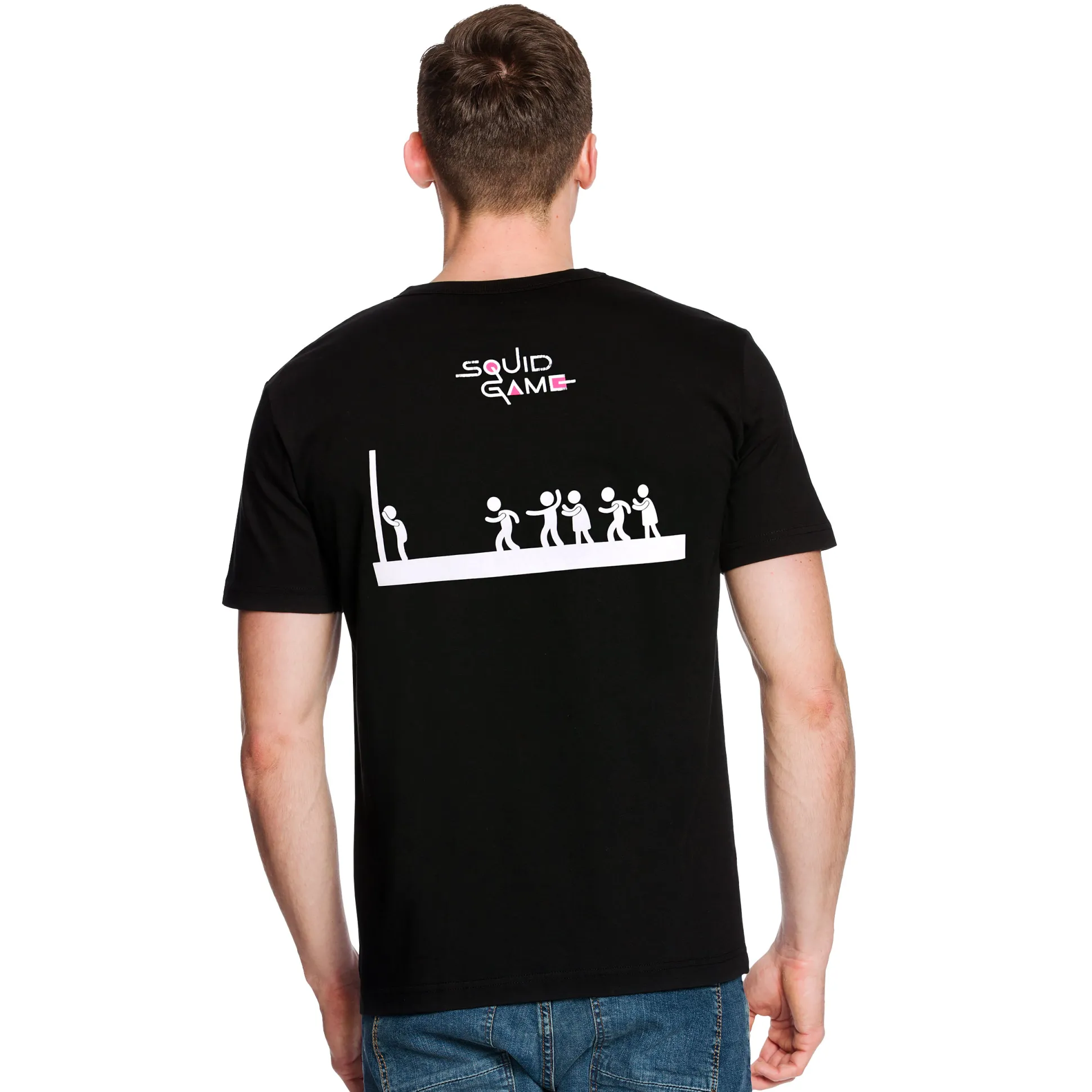 Squid Game - Rood Licht Groen Licht T-shirt zwart