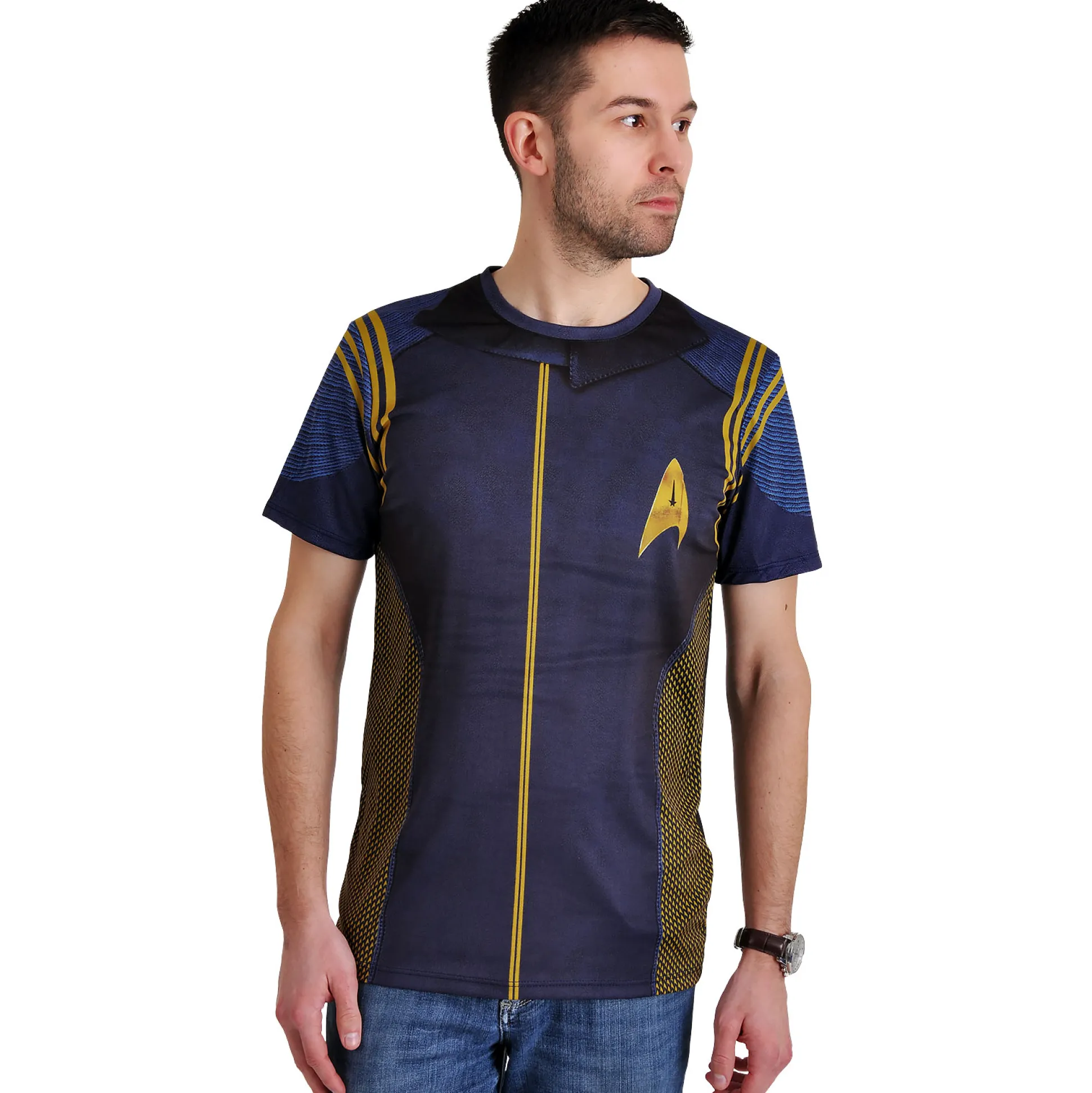 Star Trek - Discovery Commander Uniform T-shirt blauw