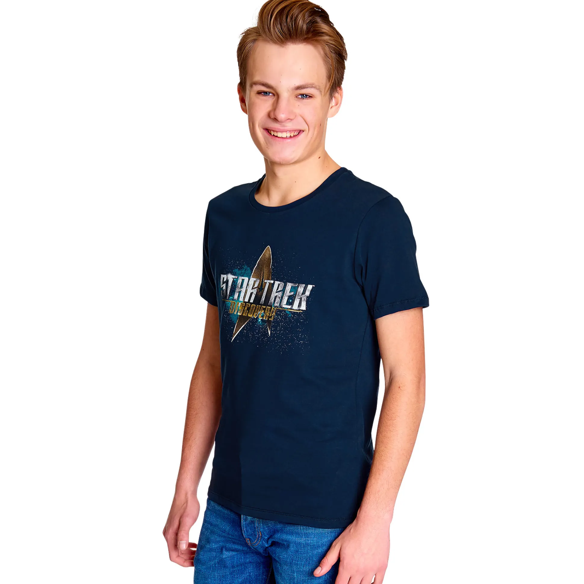 Star Trek - Discovery Logo T-Shirt blauw