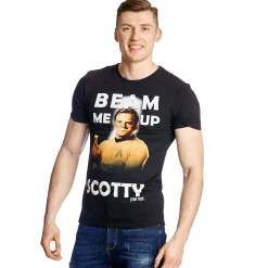 Star Trek - Kirk Beam Me Up T-Shirt zwart